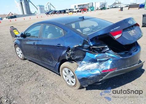 2016 Hyundai Elantra Se из США, поврежденный, VIN 5NPDH4AE0GH747364
